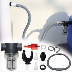 Kit De Raccord Pour Collecteur D'eau Capt'Eau / Baz&Bro - Tuyau Anti-UV 200 Cm + Coude Fileté 25 Mm
