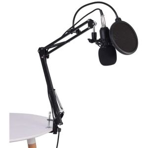 MICROPHONE - ACCESSOIRE Kit de Microphone de Studio, Microphone Filaire à 