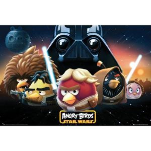 AFFICHE - POSTER Angry Birds Star Wars - Space - 61x91,5cm - AFFICHE - POSTER