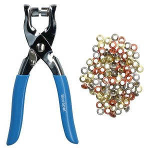 Heavy Duty 4mm Pince à oeillet et oeillets pour bâches 100 feuilles couvre