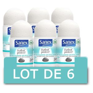 DÉODORANT [Lot de 6] SANEX Déodorant Bille Natur Protect Ant