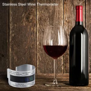 Thermomètre flexible pour bouteille de vin, gris foncé de Vacu Vin - Ares  Accessoires de cuisine