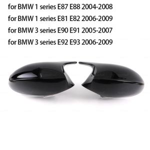 COQUES RÉTROVISEURS POUR BMW LOOK M3 E90 E92 E82 E88 E91 E93 NOIR