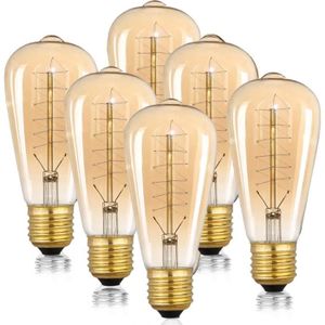 Ampoule LED à Tube Longue T30 – E27 – 2,3W – Ambrée 1800K