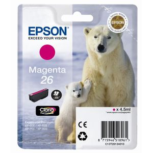 CARTOUCHE IMPRIMANTE Epson T2613 Ours polaire Cartouche d'encre Magenta