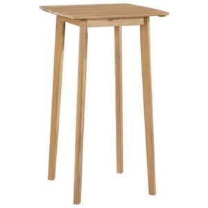 TABLE DE JARDIN  FDIT Table de bar 60x60x105 cm Bois d'acacia massif - FDI7687685853010