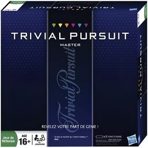 JEU SOCIÉTÉ - PLATEAU Trivial Pursuit Master – Jeu de société de réflexi