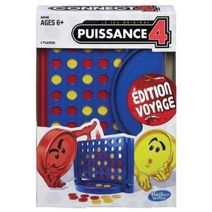 JEU SOCIÉTÉ - PLATEAU PUISSANCE 4 Édition Voyage Nouvelle Version