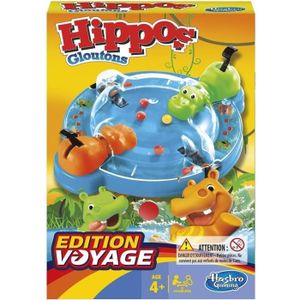 JEU SOCIÉTÉ - PLATEAU Hippos Gloutons Jeux Société de Voyage Version Fra
