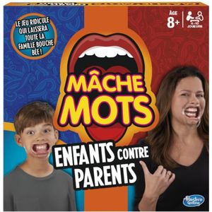JEU SOCIÉTÉ - PLATEAU Mâche-Mots Enfants Contre Parents - Jeu de société JEU SOCIÉTÉ - PLATEAU Mâche-Mots Enfants Contre Parents - Jeu de société