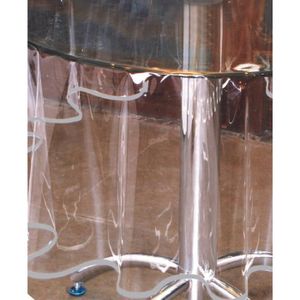 Protection transparente table ronde - Cdiscount