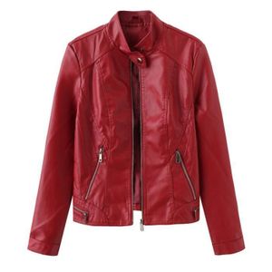 Blouson femme rouge online