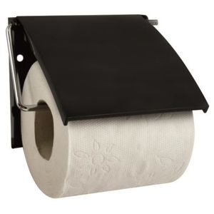 Porte Papier Toilette Sur Pied Support Papier Toilette Noir Distributeur Papier  Toilette Avec Étagère Bois Dérouleur Papier T[H118] - Cdiscount Bricolage