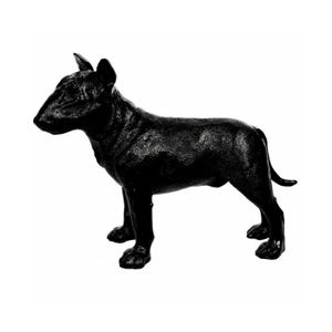 / Pet Gifts D/émarquer Home Decor H19/ cm com Grande Bull Terrier Debout Painted Bronze Sculpture en r/ésine/ Prezents