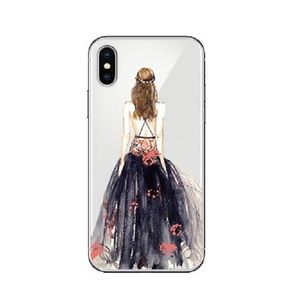 Coque Gel Souple Transparente Pour IPhone X (iPhone 10) - Modèle Plumes #2 - Neuf