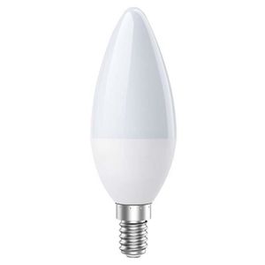 AMPOULE INTELLIGENTE Lot de 10 petites ampoules LED en forme de flamme Culot Edison à vis E14 5 W (équivalent 40 W) lumière blanche positive