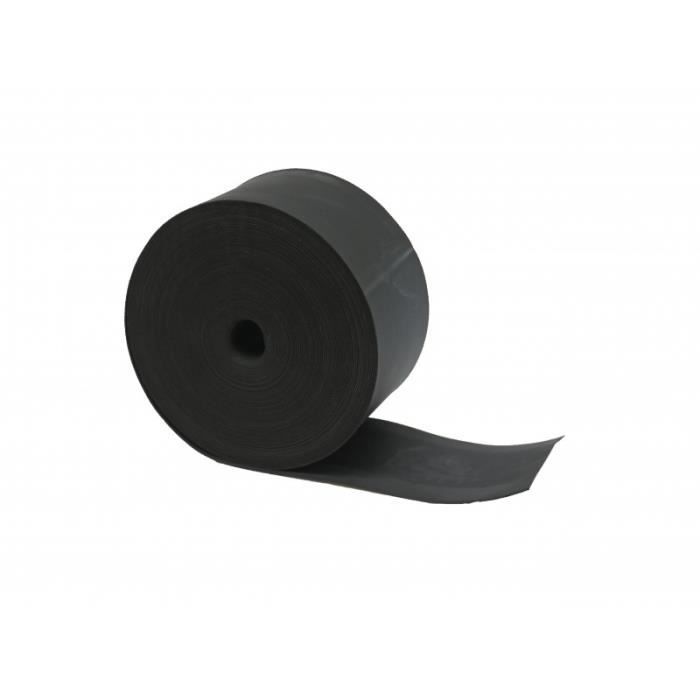 Caoutchouc solide : env. 9,6 m x 10 x 1 mm, bande en caoutchouc, profilé en  caoutchouc EPDM rigide, autocollant, noir – Produit industriel : :  Bricolage