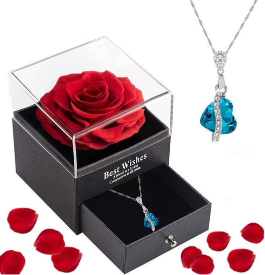 Boîte Cadeau 'Mom' Rose pour la Fête des Mères avec Fenêtre Transparente