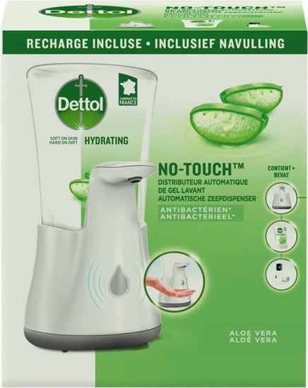 Lot De 2 Distributeurs Automatiques De Savon DETTOL Nos Touch - Neuf Sous Blister, Modèle 3029436-2