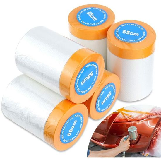 Protection Sol Et Meubles Peinture 6 Rouleaux Films De Masquage Avec Ruban Adhésif, Masker Avec Ruban De Masquage Film De Peintre Transparent Pour Masquer Recouvrir Protection Sol 97086129 Bâche Anti-taches Protection Sol Et Meubles Peinture 6 Rouleaux Films De Masquage Avec Ruban Adhésif, Masker Avec Ruban De Masquage Film De Peintre Transparent Pour Masquer Recouvrir Protection Sol 97086129 Bâche Anti-taches