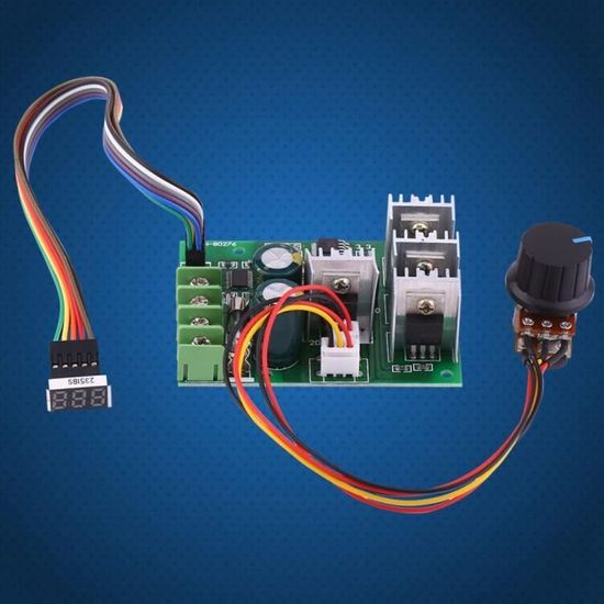 Module Pilote Contrôleur Vitesse Moteur DBH-1A DC 5-12V 30A Double Canal Pont H