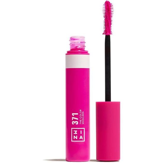 Mascara Makeup Vegan The Color 371 Rose Coloré Cils Longue Tenue