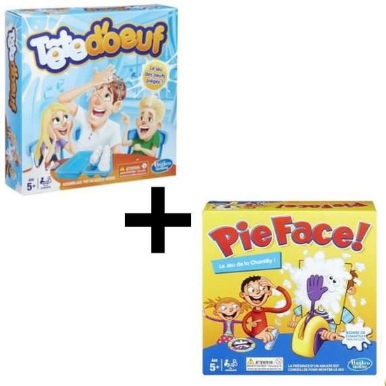 Hasbro Pie Face Super Duel Game - The Hilarious Whipped Cream Challenge For 2 Players