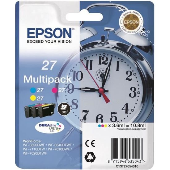 Epson Multipack 27 3 Couleurs réveil standard