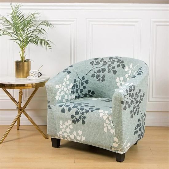 Housse De Fauteuil Cabriolet/Club Chair - Tissu Élastique (85% Polyester, 15% Élasthanne) - Protection Anti-Taches Et Anti-Griffes - Lavable