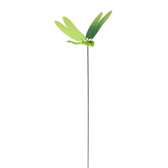 Lot De 3 Libellules Décoratives Jardin MEISO - Clip 3D Anti-Mouches, Rouge Bleu Vert, Améliorez Votre Espace Extérieur