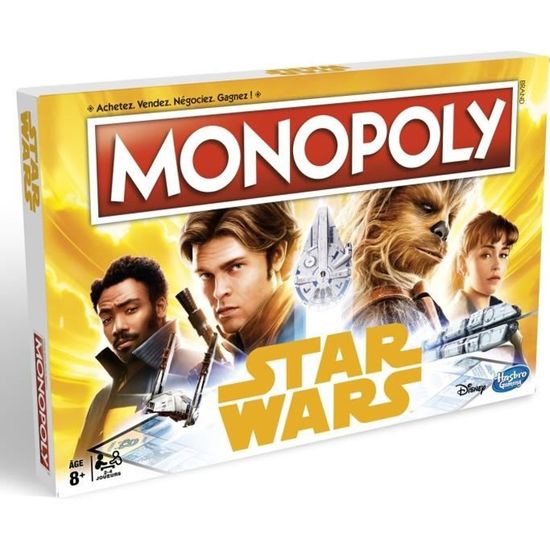 MONOPOLY - Star Wars HAN SOLO - Jeu de Société