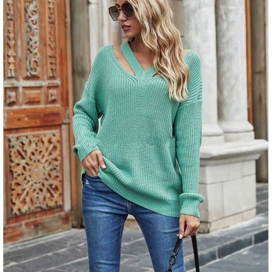 Pull grosse maille hot sale oversize