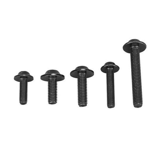 Lot De 10 Boulons De Carénage M5 Dorés Pour Moto – Inclut 10 Clips De Fixation - 6