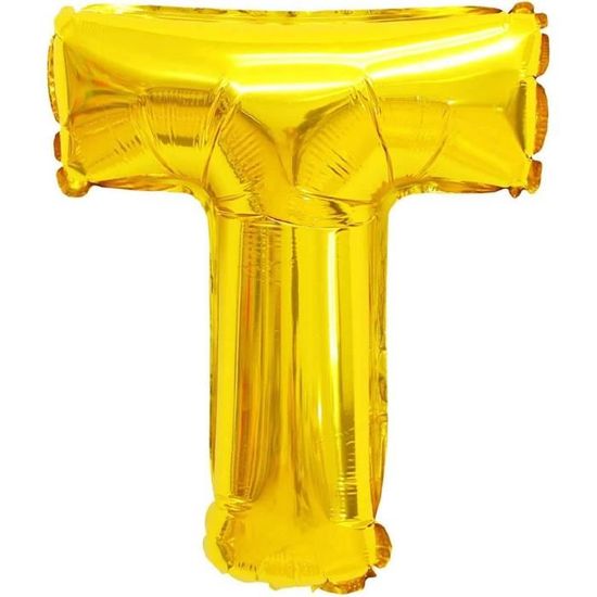 Ballons Gonflables Géants Lettres Et Chiffres En Or 80 Cm | Décoration De Fête XXL | Réutilisables, Pour Hélium Ou Air