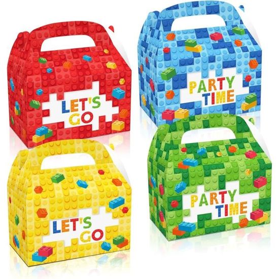 Cieovo Lot de 24 boîtes à friandises en carton pour fête sur le thème du cirque - Boîtes à friandises pour enfants, anniversaire, fête prénatale, carnaval