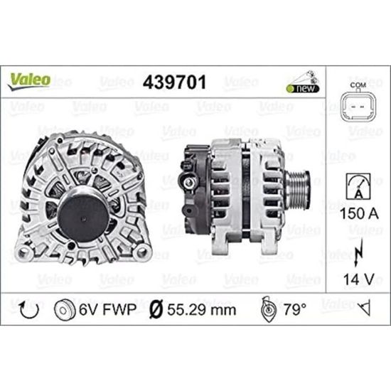 Alternateur 150-A BESTPRICE - Pour Nissan Qashqai, Opel Vivaro B, Renault Trafic | Neuf