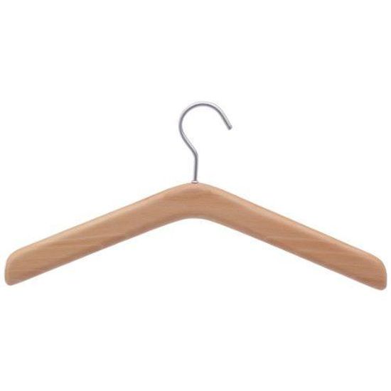 Wenko 17219005100 Cintre Eco Hêtre Naturel Lot de 5 Pièces