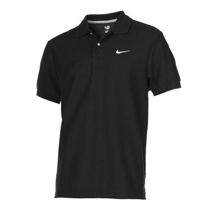 NIKE Polo  Solid Homme Noir  Achat Vente polo  Soldes 