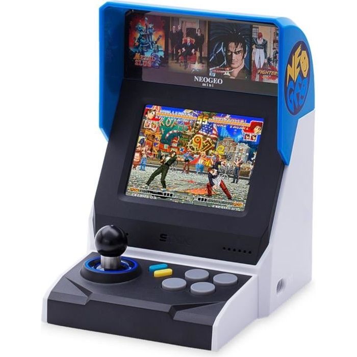 Console Neo Geo Mini Édition Internationale - SNK - 40 jeux - Blanc et noir