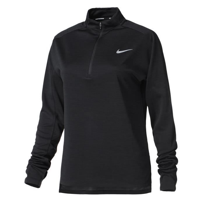 T-Shirt de running manches longues Nike W NK PACER TOP HZ pour