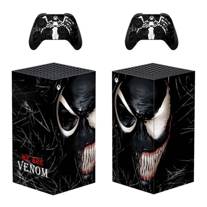 Autocollant Pour Xbox Series X,Sticker Skin de Protection Console et 2 Contrôleurs - Motif We are Venom