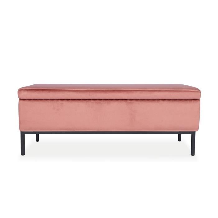 Banquette Noir Velours Pas cher