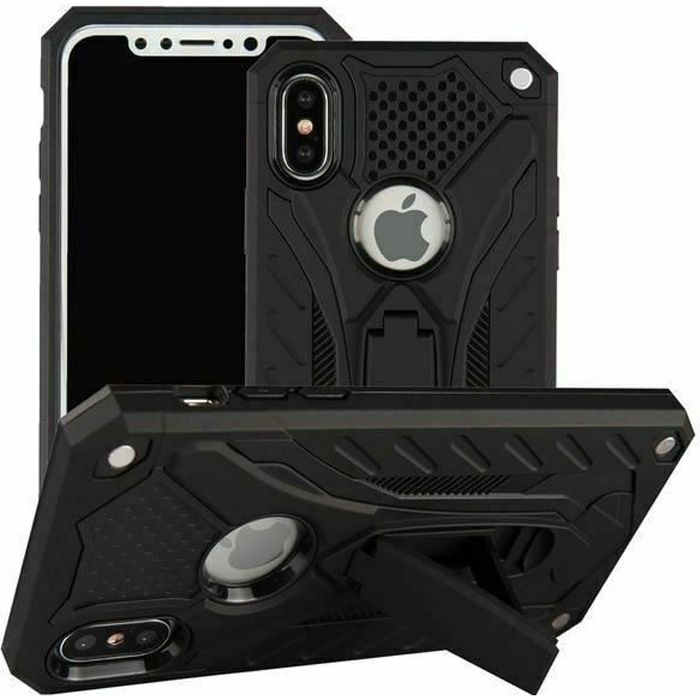Coque Pour iPhone X-XS Bumper Renforcé Antichoc Rigide NoIr