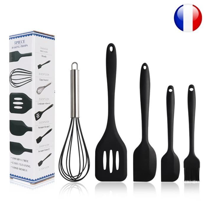 set ustensiles de cuisine- ustensile de pâtisserie - spatule , maryse - couleur noir