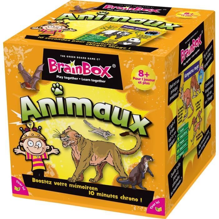 BRAINBOX Animaux - Jeu d'apprentissage Enfants - Asmodee - 93301
