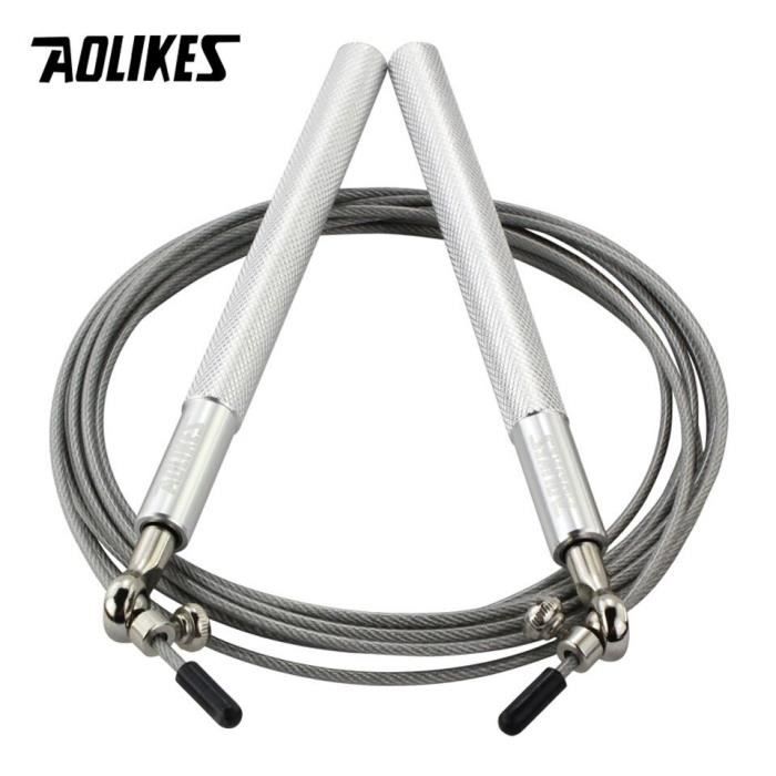 Accessoires Fitness - Musculation,Crossfit vitesse corde à sauter corde à sauter professionnelle pour MMA boxe - Type Silver #C