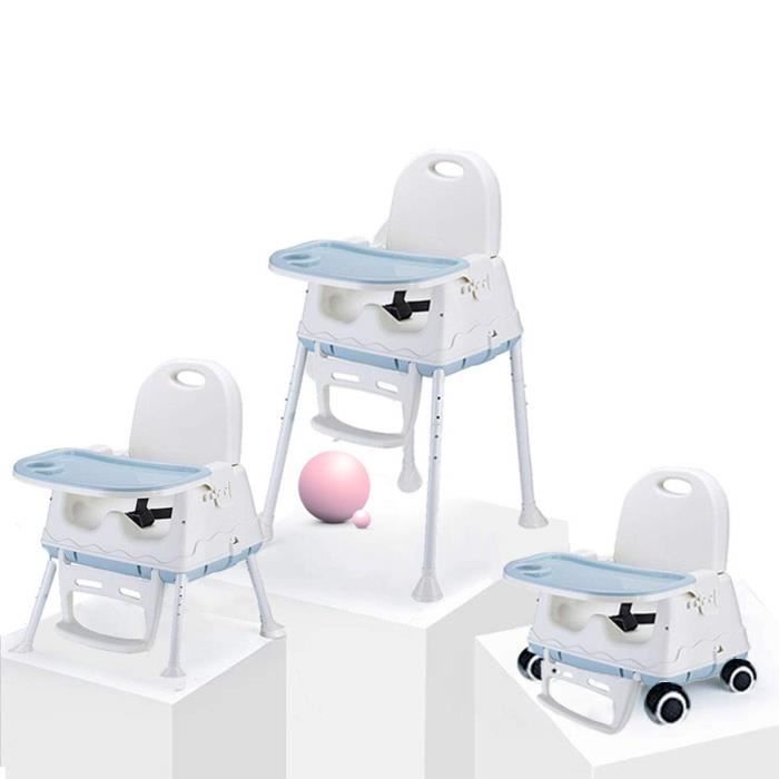Chaise Haute Bébé Portable Multifonctionnelle 3 En 1 Siège Rehausseur Pour Enfant