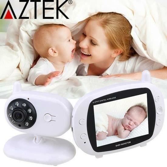 BABY Babyphone vidéo numérique camera-bébé Sans fil Multifonctions