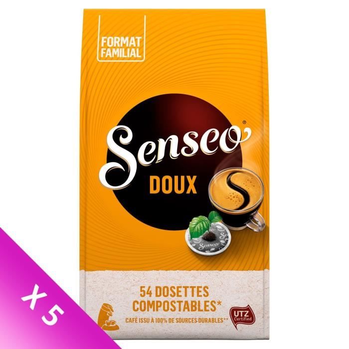 Lot de 5 - Senseo Doux x54 - 375g