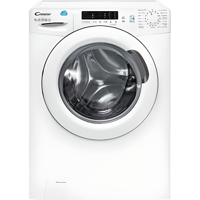 Candy SMART CS 1282D3-01 Machine à laver pose libre largeur : 60 cm profondeur : 52 cm hauteur : 85 cm chargement frontal 54…